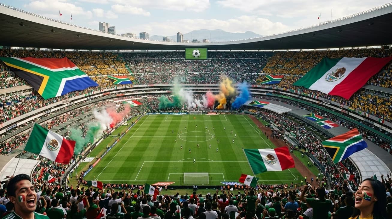 México vs Sudáfrica: el Mundial 2026 arranca con fiesta en el Azteca